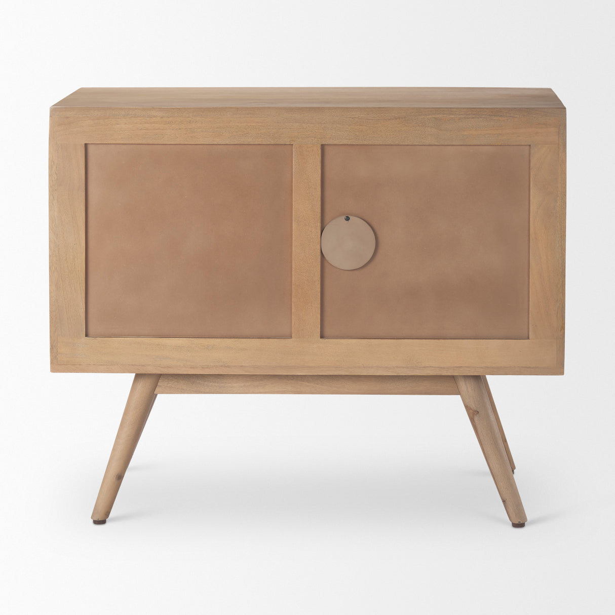 Sable 37.0L x 17.0W x 30.5H Light Brown Wood Accent Cabinet from Mercana - Luna Furniture
