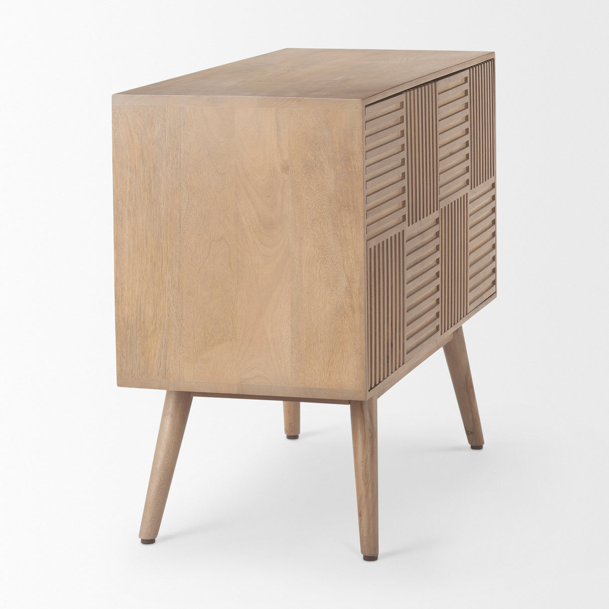 Sable 37.0L x 17.0W x 30.5H Light Brown Wood Accent Cabinet from Mercana - Luna Furniture