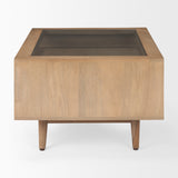 Sable 38.0L x 27.0W x 18.0H Light Brown Wood Coffee Table from Mercana - Luna Furniture