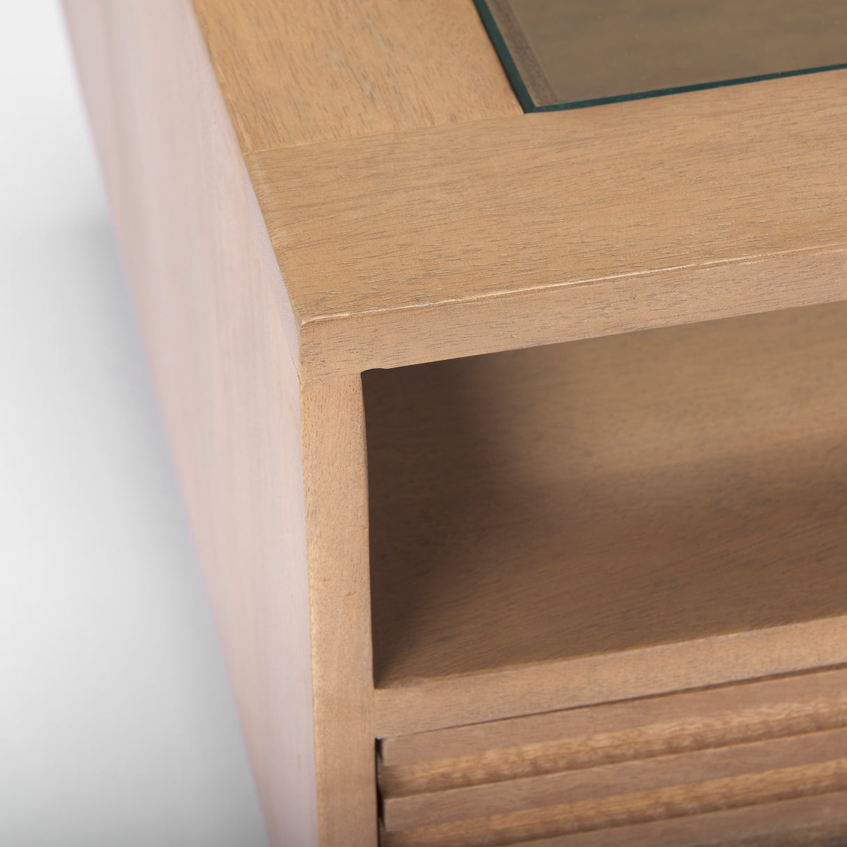Sable 38.0L x 27.0W x 18.0H Light Brown Wood Coffee Table from Mercana - Luna Furniture