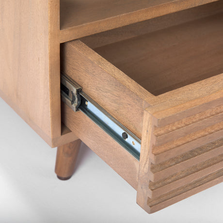 Sable 38.0L x 27.0W x 18.0H Light Brown Wood Coffee Table from Mercana - Luna Furniture