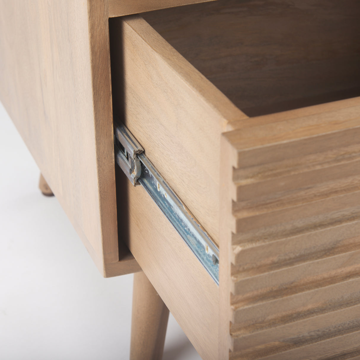 Sable 19.0L x 19.0W x 21.5H Light Brown Wood Side Table from Mercana - Luna Furniture