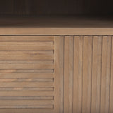 Sable 19.0L x 19.0W x 21.5H Light Brown Wood Side Table from Mercana - Luna Furniture