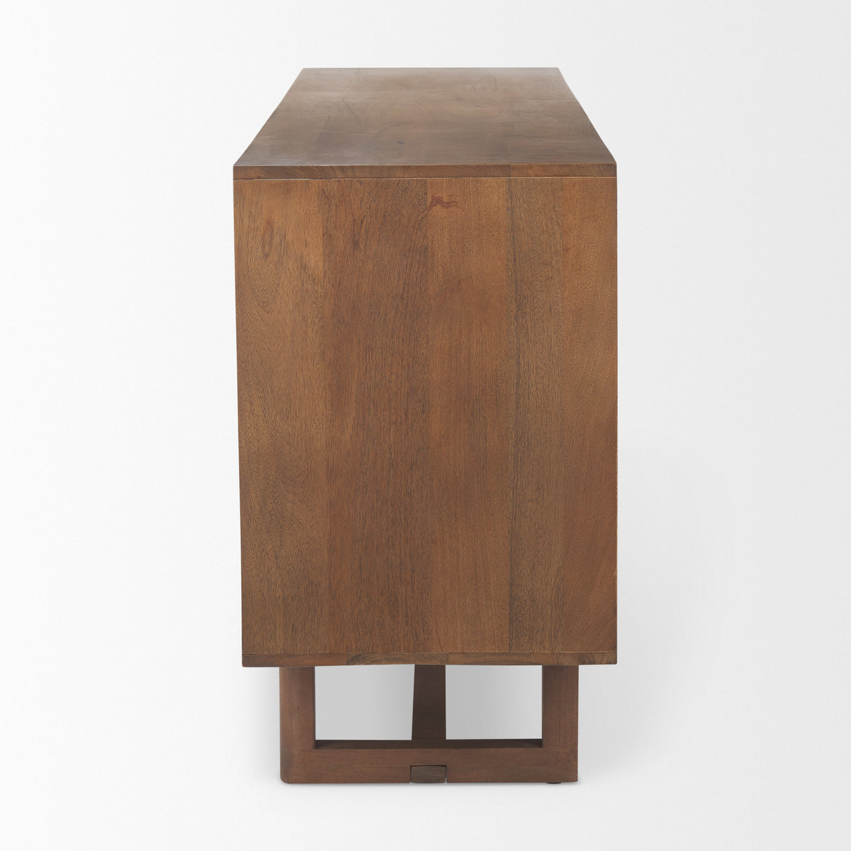 Grier Medium Brown Solid Wood W/Cane Sideboard from Mercana - Luna Furniture