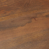 Enzo 32" Round Tabletop w/ Fluted Wood Base Foyer Accent Table from Mercana - Luna Furniture