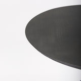 Maxwell 32" Round Black-Brown Wood w/ Black Metal Pedestal Bistro Table from Mercana - Luna Furniture