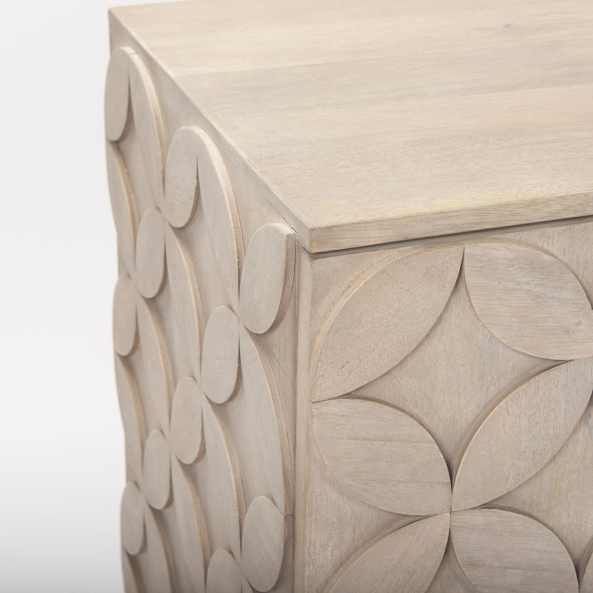 Excelsior 36.0L x 18.0W x 32.5H Light Brown Wood Gold Iron Base Accent Cabinet from Mercana - Luna Furniture