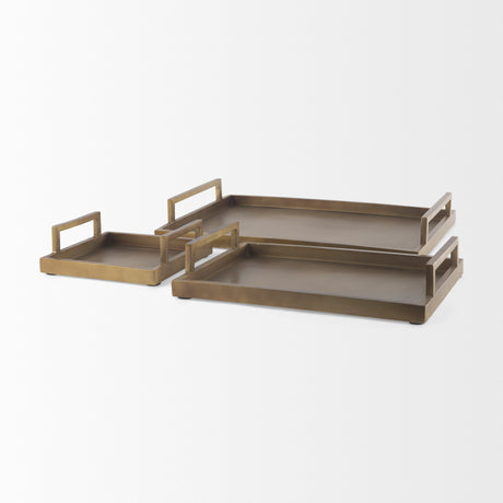 Shay Aluminium Tray - Large from Mercana - Luna Furniture