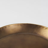 Eagan 20.0L x 20.0W x 1.8H Brass Aluminium Tray Medium from Mercana - Luna Furniture