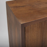 Lance 70.0L x 15.0W x 32.0H Medium Brown Solid Wood Sideboard from Mercana - Luna Furniture