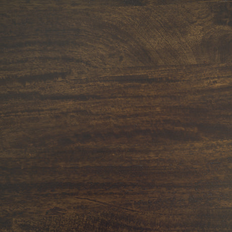 Viktor 55"L Dark Brown Solid Wood Coffee Table from Mercana - Luna Furniture