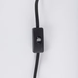Kiley 28.0L x 7.0W x 15.6H Brown Woven Shade W/Black Metal Wall Sconce from Mercana - Luna Furniture