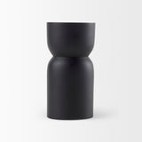 Malta Small Black Metal Candle Holder from Mercana - Luna Furniture