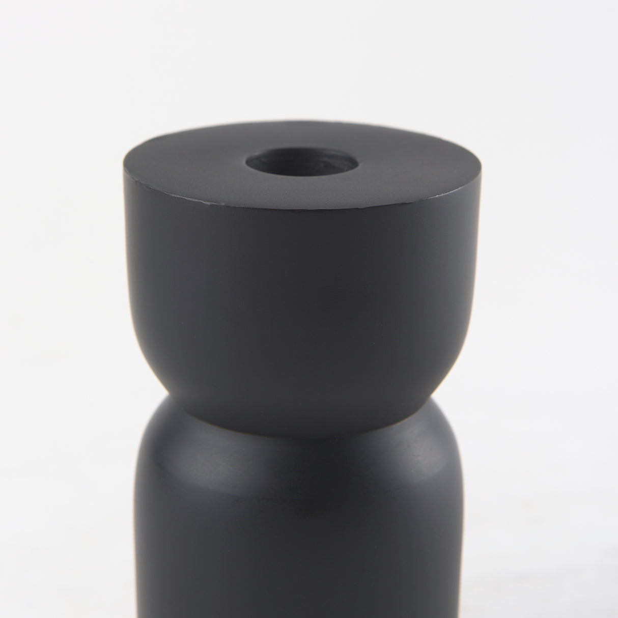 Malta Small Black Metal Candle Holder from Mercana - Luna Furniture