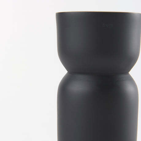 Malta Black Large Metal Candle Holder from Mercana - Luna Furniture