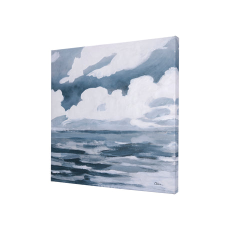 Clouds and sea II by Mercana Studio a Hand Embellished Textured Canvas from Mercana - Luna Furniture