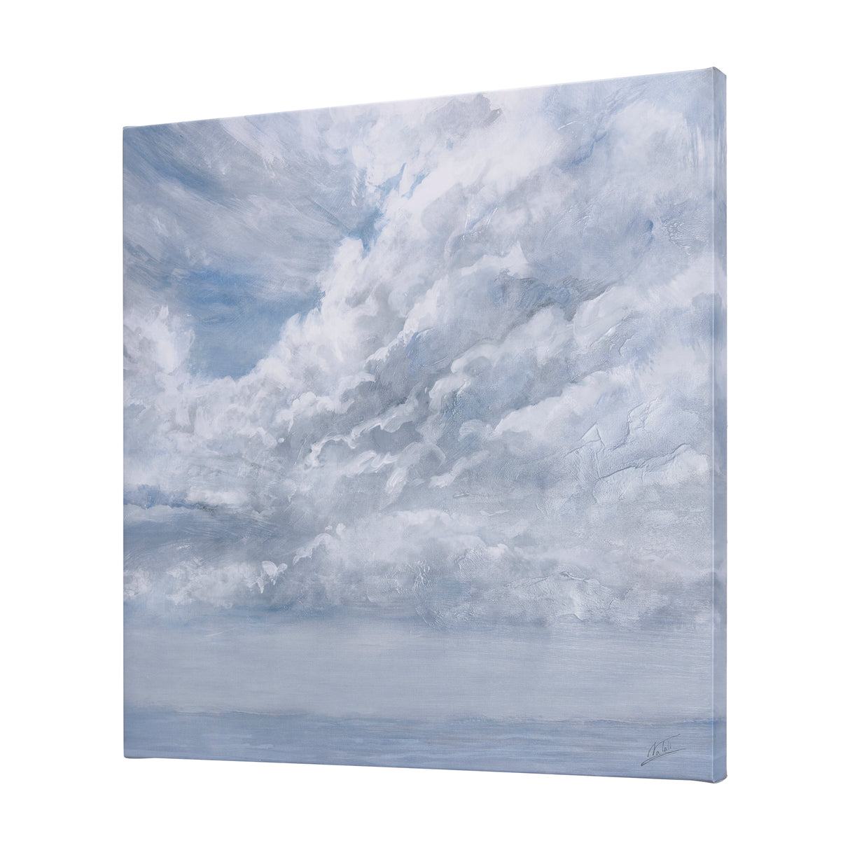 Day Cloud II by Mercana Studio a Hand Embellished Textured Canvas from Mercana - Luna Furniture