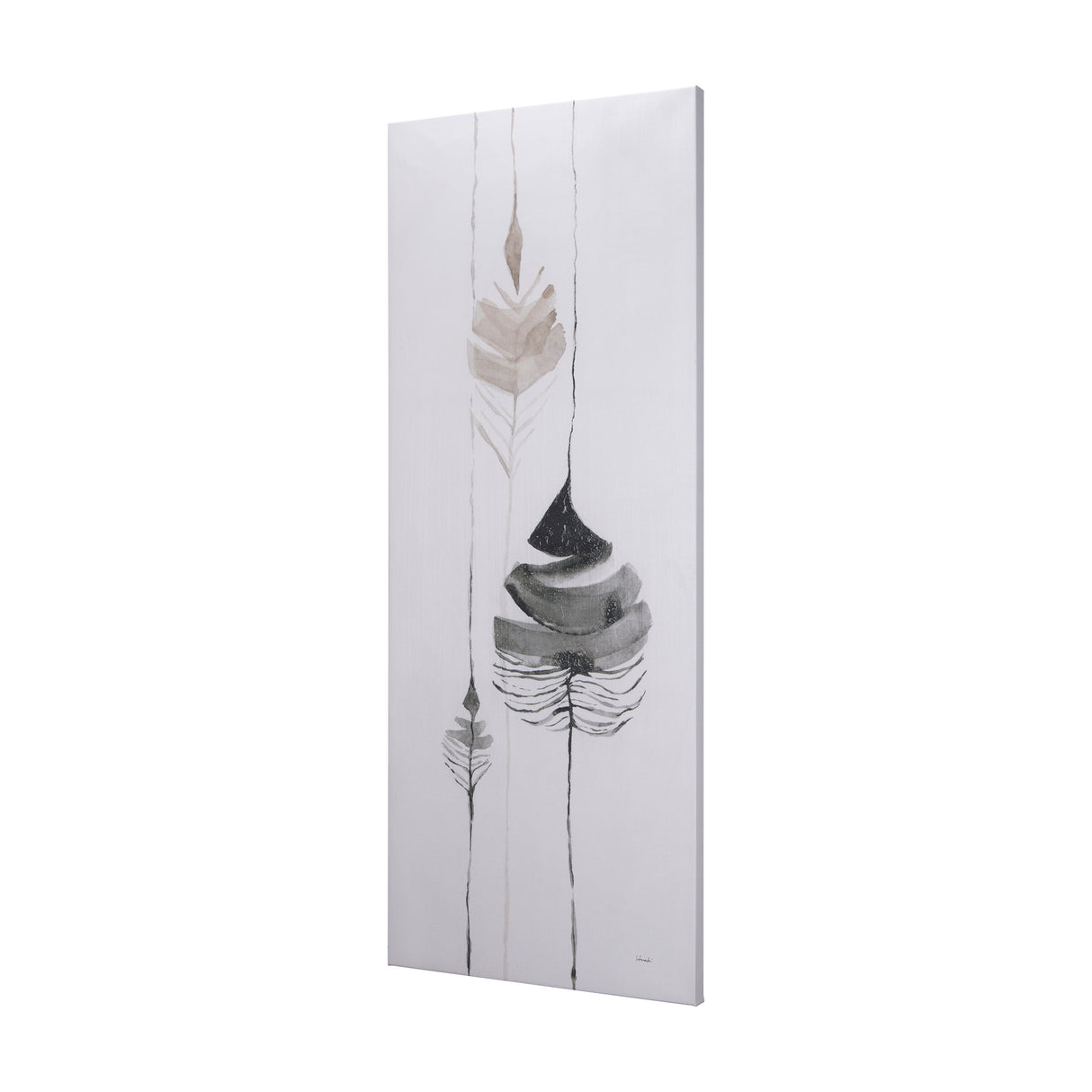 Rain of Leaf I by Mercana Studio a Hand Embellished Textured Canvas from Mercana - Luna Furniture