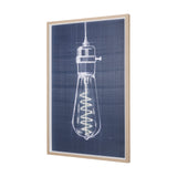 Bright Idea I by Mercana Studio a Hand Embellished Textured Framed Art Print from Mercana - Luna Furniture