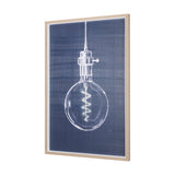 Bright Idea II by Mercana Studio a Hand Embellished Textured Framed Art Print from Mercana - Luna Furniture
