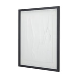 White Vines I by Studio M a handmade Original Framed 3D Textured Artwork under Glass from Mercana - Luna Furniture
