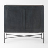 Hogarth 36.0L x 16.0W x 34.0H 2 Door Dark Accent Cabinet from Mercana - Luna Furniture
