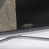 Hogarth 36.0L x 16.0W x 34.0H 2 Door Dark Accent Cabinet from Mercana - Luna Furniture