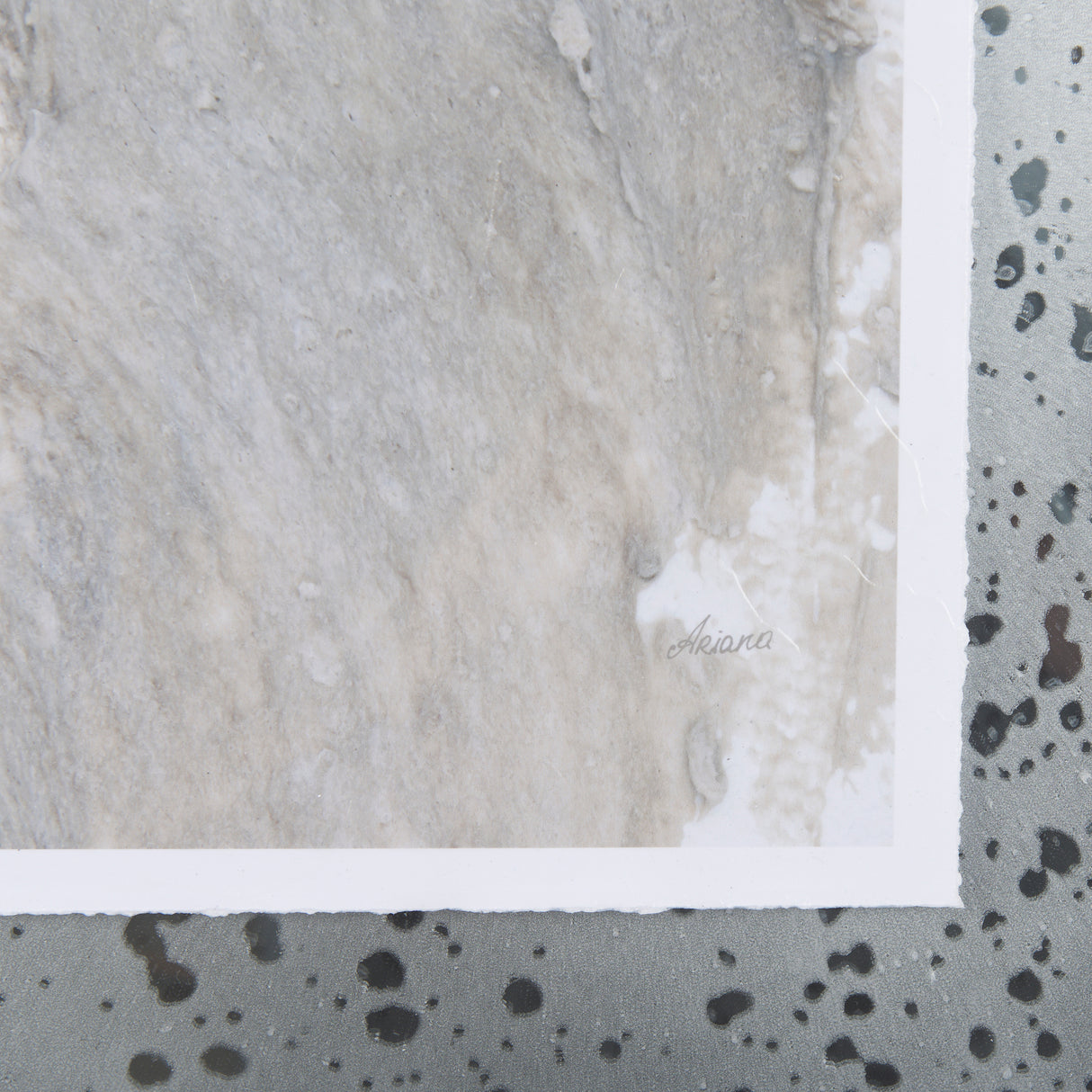 Mudslide I by Mercana Studio a Hand Embellished Textured Framed Art Print Matted under Glass from Mercana - Luna Furniture