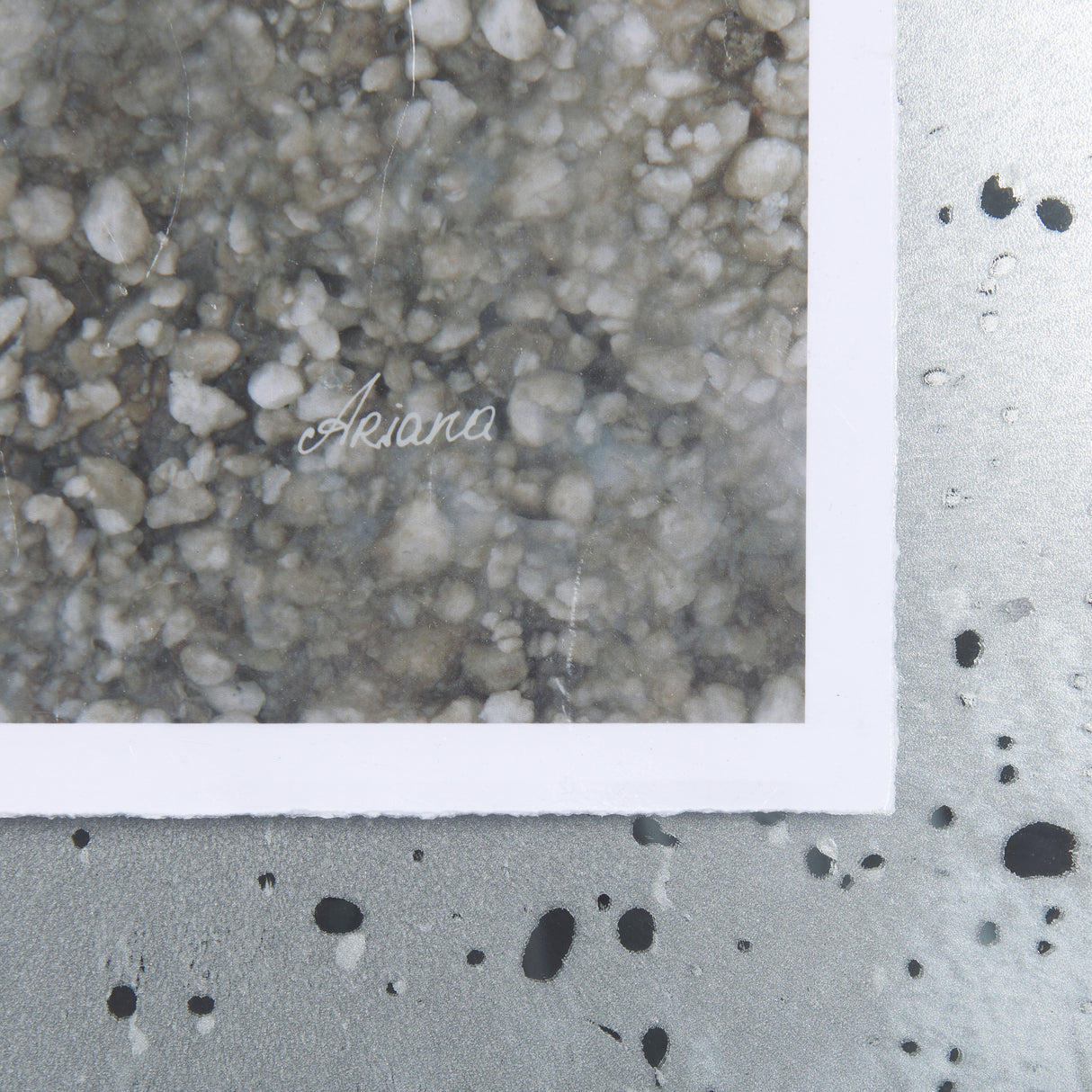 Mudslide II by Mercana Studio a Hand Embellished Textured Framed Art Print Matted under Glass from Mercana - Luna Furniture