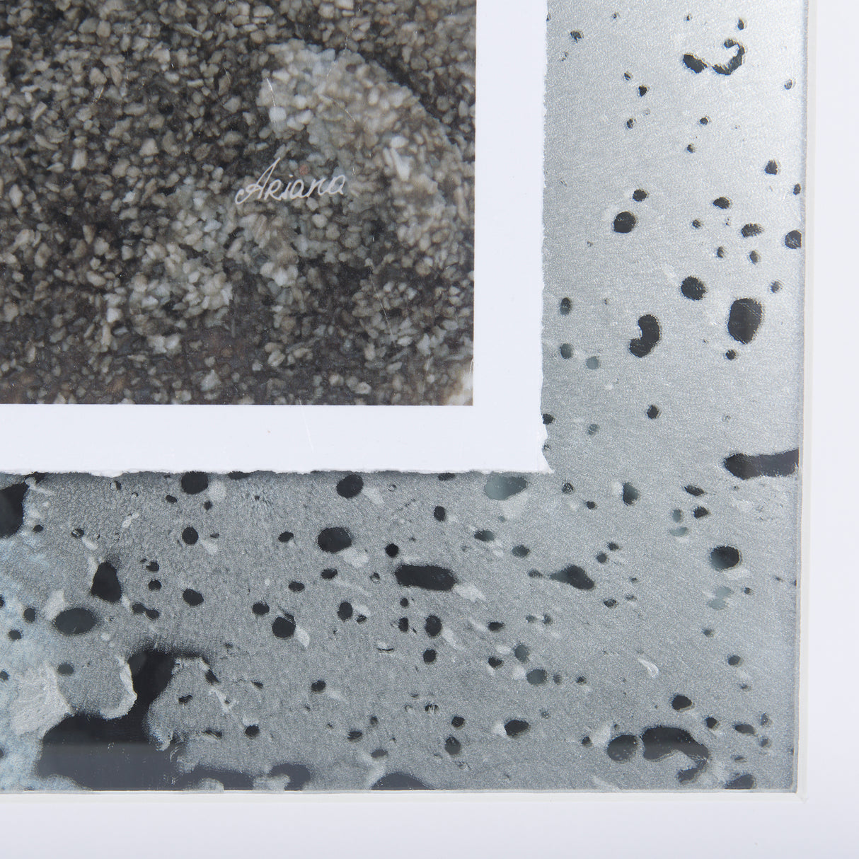 Mudslide IV by Mercana Studio a Hand Embellished Textured Framed Art Print Matted under Glass from Mercana - Luna Furniture