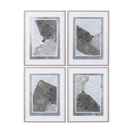 Mudslide IV by Mercana Studio a Hand Embellished Textured Framed Art Print Matted under Glass from Mercana - Luna Furniture