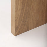 Bianca Wood and Marble Accent Table from Mercana - Luna Furniture