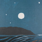 Sea bay at night II by Mercana Studio a Hand Embellished Textured Framed Art Print from Mercana - Luna Furniture