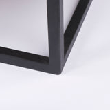 Sloan 80.0L x 17.0W x 36.0H Black Wood W/Black Metal Frame Sideboard from Mercana - Luna Furniture
