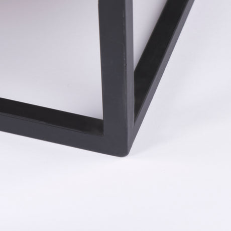 Sloan 80.0L x 17.0W x 36.0H Black Wood W/Black Metal Frame Sideboard from Mercana - Luna Furniture