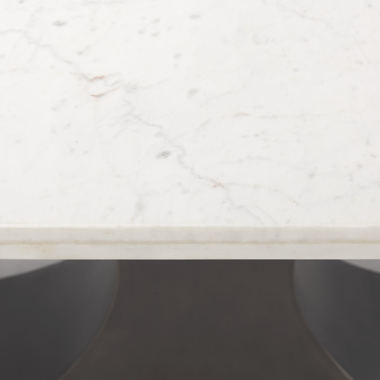 Maxton 79.0L x 39.0W x 30.0H Marble Top w/ Gunmetal Base Dining Table from Mercana - Luna Furniture