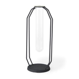 Aria 4.5L x 3.9W x 11.0H Metal and Glass Holder Object from Mercana - Luna Furniture