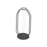 Aria 4.3L x 3.9W x 9.6H Metal and Glass Decorative Accent from Mercana - Luna Furniture