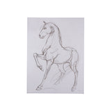 Horse II by Mercana Studio a Hand Embellished Textured Canvas from Mercana - Luna Furniture