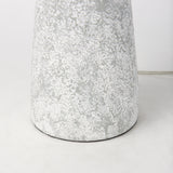 Julia 16.0L x 16.0W x 27.0H Gray Antique Painted Cement Table Lamp from Mercana - Luna Furniture