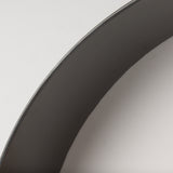 Hector 36.0L x 7.0W x 36.0H Brown Wood W/ Black Metal Round Wall Shelf from Mercana - Luna Furniture