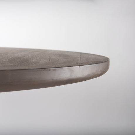 Terra 60L x 60W x 30H Dark Brown Wood Round Fluted Dining Table from Mercana - Luna Furniture