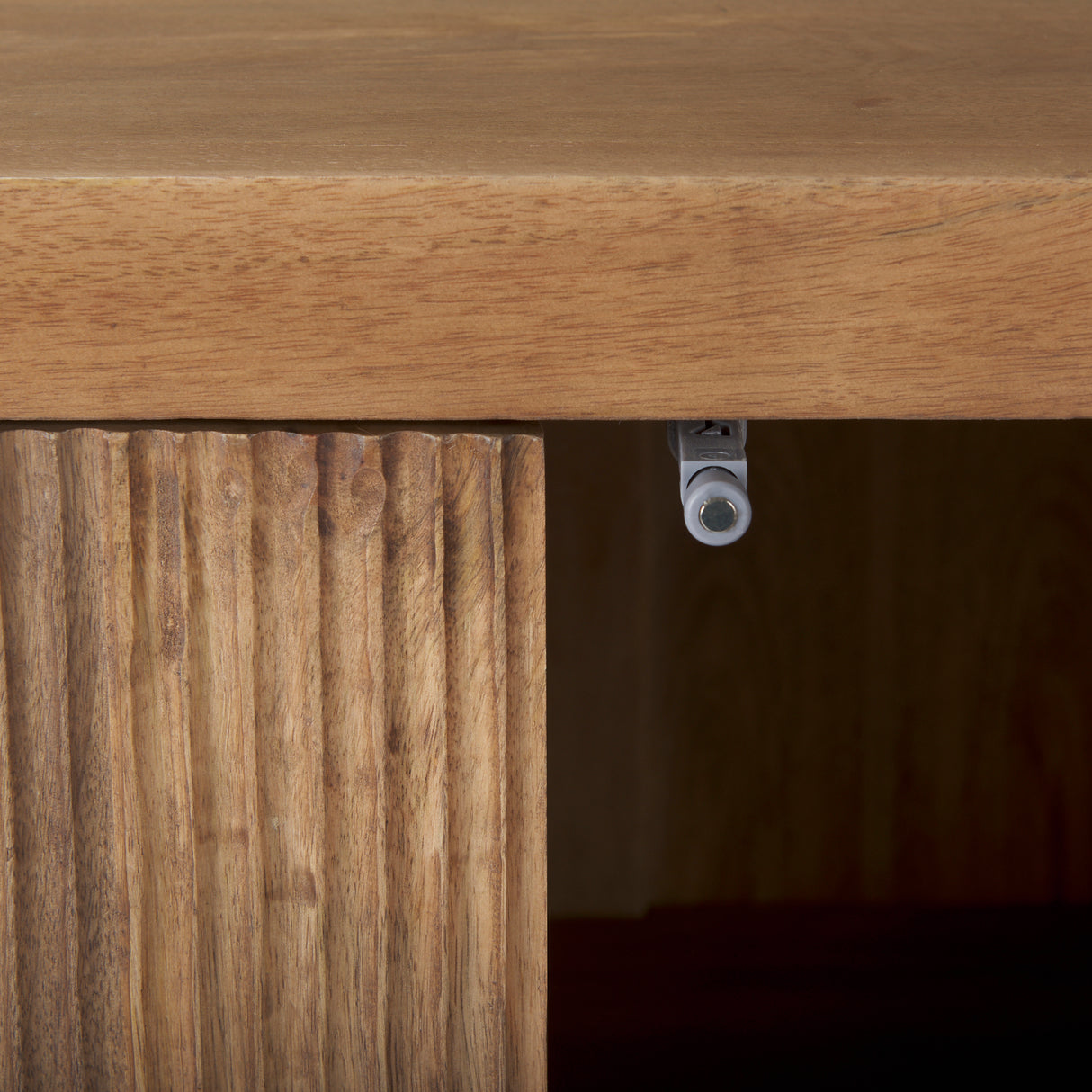 Cairo 36.0L x 19.5W x 36.0H 2 Door Wood and Metal Cabinet from Mercana - Luna Furniture