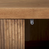 Cairo 36.0L x 19.5W x 36.0H 2 Door Wood and Metal Cabinet from Mercana - Luna Furniture
