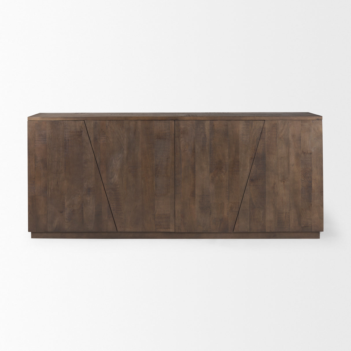 West 82.0L x 18.0W x 34.0H Wooden Angular Sideboard from Mercana - Luna Furniture