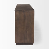West 82.0L x 18.0W x 34.0H Wooden Angular Sideboard from Mercana - Luna Furniture