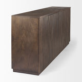 West 82.0L x 18.0W x 34.0H Wooden Angular Sideboard from Mercana - Luna Furniture