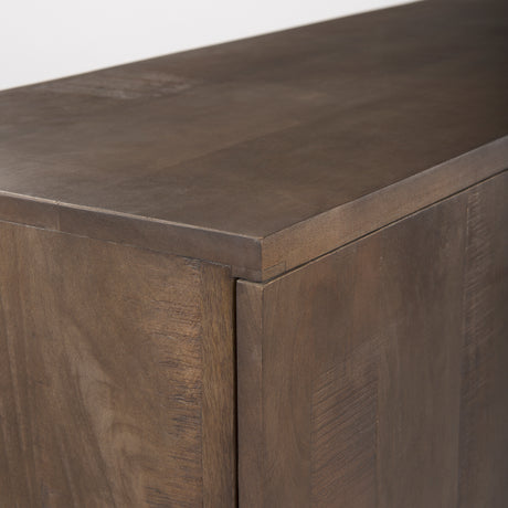 West 82.0L x 18.0W x 34.0H Wooden Angular Sideboard from Mercana - Luna Furniture