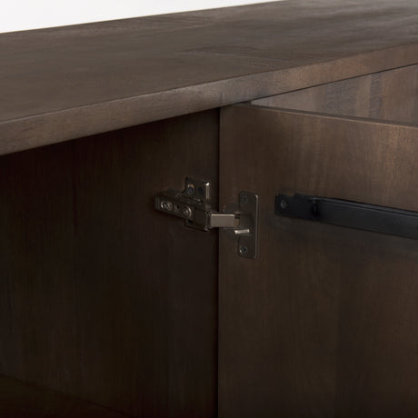 West 82.0L x 18.0W x 34.0H Wooden Angular Sideboard from Mercana - Luna Furniture