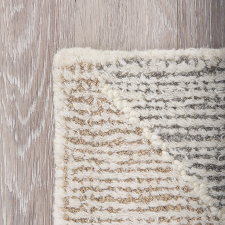 Kolt 8x10 Neutral Geometric Patterned Wool Area Rug from Mercana - Luna Furniture